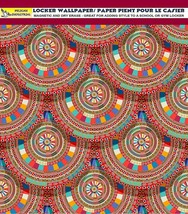 School Locker Magnetic Wallpaper - Pack of 12 Sheets - (Native Aztec vr35) - $59.39