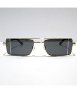 Off-White Cortez OERI14K  7607 Sunglasses Men&#39;s Gold Metal Square Gray L... - $5,570.73 MXN