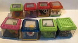 Peek A Boo Blocks and Other Blocks Lot Of 8 Pre-schoolers Toy T1 - $12.86