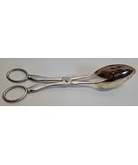 Sheffield Silverplate Serving Tong Scissor Style Intricate Big Berry Gol... - $273.66 MXN