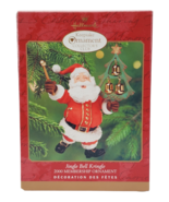 Hallmark Keepsake Club Ornament Jingle Bell Kringle Santa Claus with Bel... - $126.75 MXN