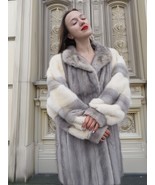 Sapphire And Pearl Mink Fur Coat  S Excellent Fast Shipping - $649.00