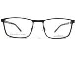 Tech Flexible Gafas Monturas 30147S SP09 Negro Plateado Cuadrado Complet... - $46.39