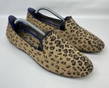 Rothy’s The Loafer Women’s 9.5 Flats Shoes Slip On Round Toe Cheetah Leo... - $56.10