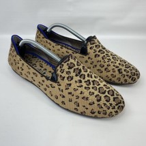 Rothy’s The Loafer Women’s 9.5 Flats Shoes Slip On Round Toe Cheetah Leopard - £43.81 GBP