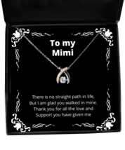 To my Mimi, No straight path in life - Wishbone Dancing Necklace. Model ... - $39.95