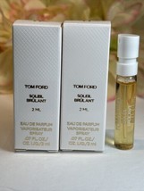 2 x TOM FORD SOLEIL BRULANT Eau de Parfum Spray .07 oz Ea New in Box Fre... - $19.75