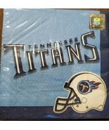 NFL TENNESSEE TITANS 36 ct, 2-Ply NAPKINS FOOTBALL Party Supplies - £4.66 GBP