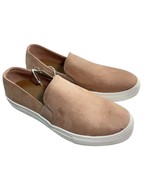 Womens Suede Sneakers Slip On Pink Rose Blush Twin Gore Size 7 u Univers... - £22.30 GBP