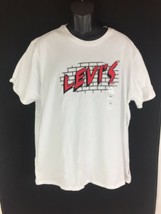 Mens white cotton brick wall short sleeve T Shirt by Levi&#39;s Size 2XL New... - $17.99