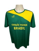 Camisa Topper Coracao Manda Brasil Adult Medium Green Soccer Jersey - £22.95 GBP