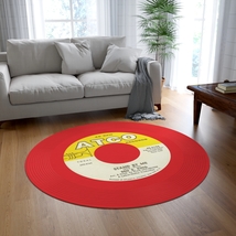 Stand By Me, Ben E King, Single Vinyl Record Round Mat 150cm, 100+ more M - £117.15 GBP