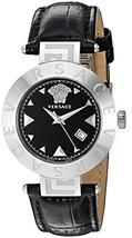 Versace Women&#39;s XLQ99D009 S008 Reve Analog Display Quartz Black Watch - £2,067.38 GBP
