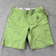 Lee One True Fit Mens Green Regular Fit Button Cargo Shorts Size 14 Medium - £31.15 GBP