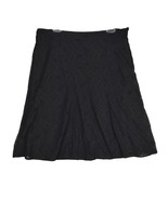 Worthington Women&#39;s 14 36&quot; Black Lace Leaves A-Line Midi Skirt Whimsigot... - $23.22