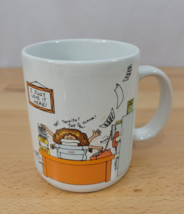 Hallmark Coffee Mug How to Get Along Office Boss Coworker Vintage Work Tea Cup - $14.99