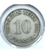 1901 A German Empire 10 Pfennig Coin - $39.34 MXN
