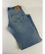 Levi&#39;s Men&#39;s Blue 501 Regular Fit Straight Leg Jeans Size W 36 L 36 - $24.99