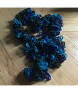 Hand crocheted lacy accent scarf - $20.00