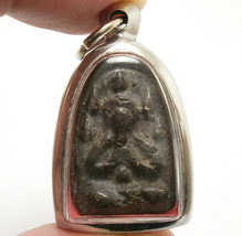 LP BOON THAI WUNDER AMULETT ANHÄNGER PRA PIDTA CLOSE EYE BUDDHA STARKER ... - $109.05