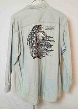 Motorcycle Biker Hog Shirt 2006 Sturgis Bike Week Long Sleeve Size L - £30.25 GBP