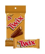Twix Chocolate 4 Pack 200 Gram/7.05 Ounces - $237.23 MXN