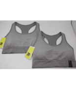 All in Motion Seamless Racer Sport Bra Light Heather Gray XXL Lot of 2 NWT - $12.17 CAD