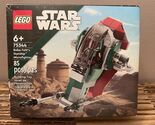 LEGO Star Wars: Boba Fett's Starship Microfighter (75344) New Sealed Box - $9.86