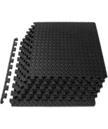 Puzzle Exercise Mat ½ In, EVA Interlocking Foam Floor Tiles for Home Gym... - $37.25