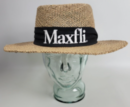 Vintage Maxfli Straw Golf Hat Made in USA OSFA - $49.50