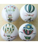 Ceramic Cabinet Knobs W/ Hot Air Balloons #4 - $16.83