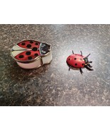 AMIA Studios Lady Bug Trinket Box Mirrored Bonus Magnet - $14.84