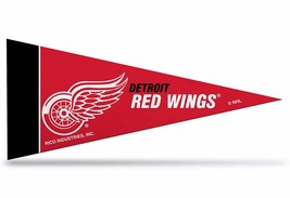 Detroit Red Wings NHL Felt Pennant 4&quot; x 9&quot; Mini Banner Flag Souvenir NEW - £2.84 GBP