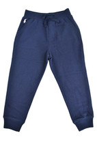 Polo Ralph Lauren Kids Navy Blue Pink Jogger Sweatpants Sz Small S (7) 9929-1 - $31.97