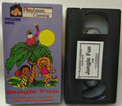 VHS Jungle Fun Vol 9 Playhouse Classics (VHS, 1990) - £15.92 GBP