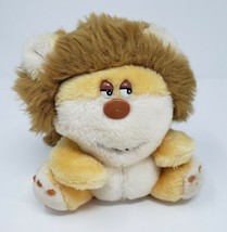 7&quot; VINTAGE BLUSHERS MIGHTY STAR BROWN / TAN LION COCO STUFFED ANIMAL PLU... - £19.42 GBP