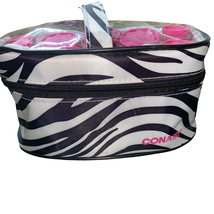 Conair Instant Heat Compact Pageant Pink Hot Roller Curler Set Zebra Print case - £18.41 GBP
