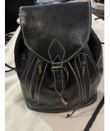 Leather backpacks black, Genuine leather Backpack, Real leather Backpacks - £49.24 GBP