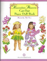 Hawaiian Flower Cut-out Paper Doll Book ~ Yuko Green~  pbk Island Heritage - £7.87 GBP