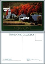 VERMONT Postcard - Fall / Autumn Scene Of Village GZ12 - £2.56 GBP