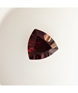 Natural Garnet Trillion Concave Cut 10X10mm Burgundy Color VVS Clarity L... - £168.96 GBP