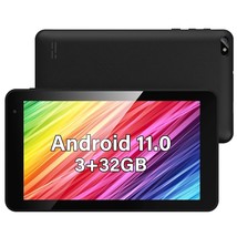 7 Inch Tablet, Android 11, 3Gb Ram 32Gb Rom, Quad-Core Processor, Dual Camera, W - £58.04 GBP