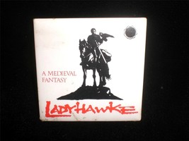 Ladyhawke 1985 Movie Pin Back Button 2inch Squared - £5.49 GBP