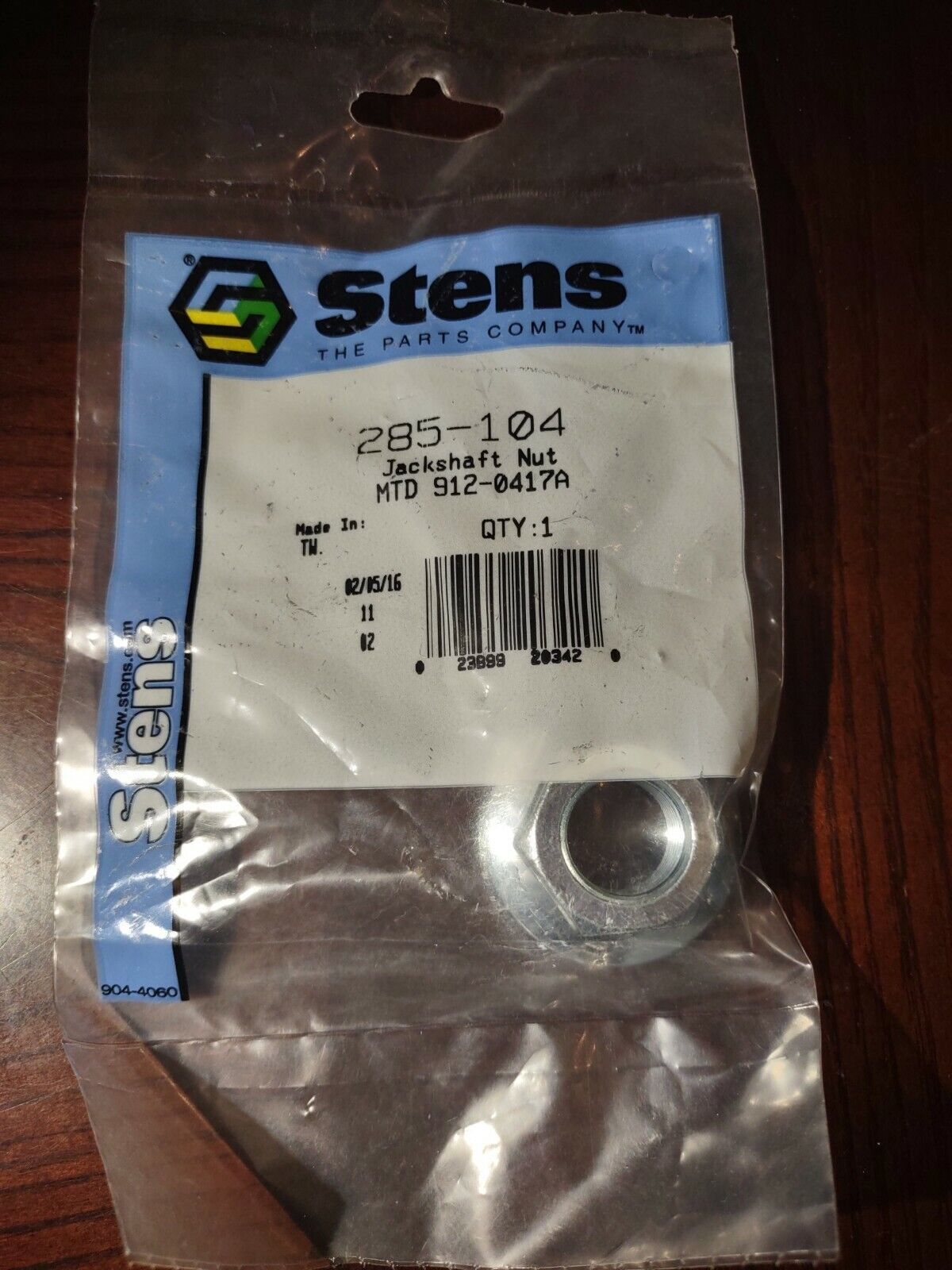 Jackshaft Nut Fits Spindle Assembly Blade 712-0417A, 912-0417A, 918-0431C - $5.82