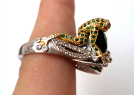FROG Sterling Silver RING signed - Size 9 - £59.32 GBP