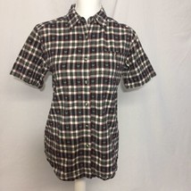 Bobbie Brooks Blouse Womens S (4/6) Used Casual Button Up Comfort - £8.34 GBP