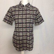 Bobbie Brooks Blouse Womens S (4/6) Used Casual Button Up Comfort - £8.44 GBP