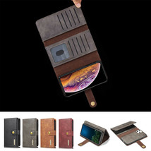 For iPhone 11Pro/11 Pro Max SE 2020 XR 7 8+ Detachable Leather Wallet Case Cover - £63.37 GBP