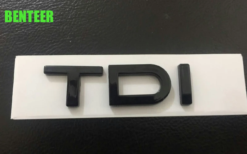 Abs plating tdi car rear sticker car body sticker emblem for audi a6 c6 a8 q3 thumb200