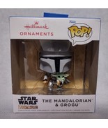 Funko Pop The Mandalorian &amp; Grogu Hallmark Ornament Star Wars New in Box - $10.95